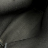 エルメス HERMES エールバッグMM □E刻印 ブラック シルバー金具 トワル レザー ユニセックス ハンドバッグ ショルダーバッグ