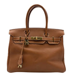 エルメス HERMES バーキン30 □G刻 ゴールド ゴールド金具 トゴ レディース ハンドバッグ
