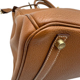 エルメス HERMES バーキン30 □G刻 ゴールド ゴールド金具 トゴ レディース ハンドバッグ