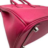 エルメス HERMES バーキン30 キャンディ □O刻 ローズティリアン/ルビー シルバー金具 エプソン レディース ハンドバッグ