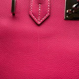 エルメス HERMES バーキン30 キャンディ □O刻 ローズティリアン/ルビー シルバー金具 エプソン レディース ハンドバッグ