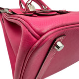 エルメス HERMES バーキン30 キャンディ □O刻 ローズティリアン/ルビー シルバー金具 エプソン レディース ハンドバッグ