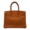 エルメス HERMES バーキン30 □H刻 オレンジ シルバー金具 トリヨン レディース ハンドバッグ