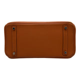 エルメス HERMES バーキン30 □H刻 オレンジ シルバー金具 トリヨン レディース ハンドバッグ