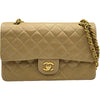 シャネル CHANEL マトラッセ25 A01112 3番台 ベージュ ゴールド金具 ラムスキン レディース ショルダーバッグ