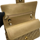 シャネル CHANEL マトラッセ25 A01112 3番台 ベージュ ゴールド金具 ラムスキン レディース ショルダーバッグ