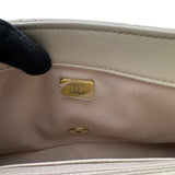 シャネル CHANEL マトラッセ ミニフラップ バッグ AS3214 ベージュ ゴールド金具 ラムスキン レディース ショルダーバッグ
