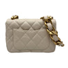 シャネル CHANEL マトラッセ ミニフラップ バッグ AS3214 ベージュ ゴールド金具 ラムスキン レディース ショルダーバッグ