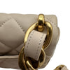 シャネル CHANEL マトラッセ ミニフラップ バッグ AS3214 ベージュ ゴールド金具 ラムスキン レディース ショルダーバッグ