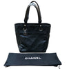 シャネル CHANEL パリピアリッツトートPM A34208 ブラック シルバー金具 PVC×レザー レディース トートバッグ