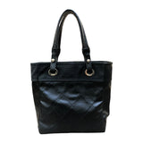 シャネル CHANEL パリピアリッツトートPM A34208 ブラック シルバー金具 PVC×レザー レディース トートバッグ