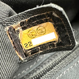 シャネル CHANEL Vステッチ リュック A91121 22番台 ブラック シルバー金具 ラムスキン レディース リュック・デイパック