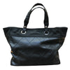 シャネル CHANEL パリピアリッツトートMM A34209 ブラック シルバー金具 コーティングキャンバス レディース トートバッグ