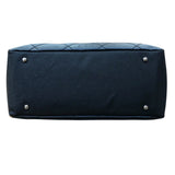 シャネル CHANEL パリピアリッツトートMM A34209 ブラック シルバー金具 コーティングキャンバス レディース トートバッグ
