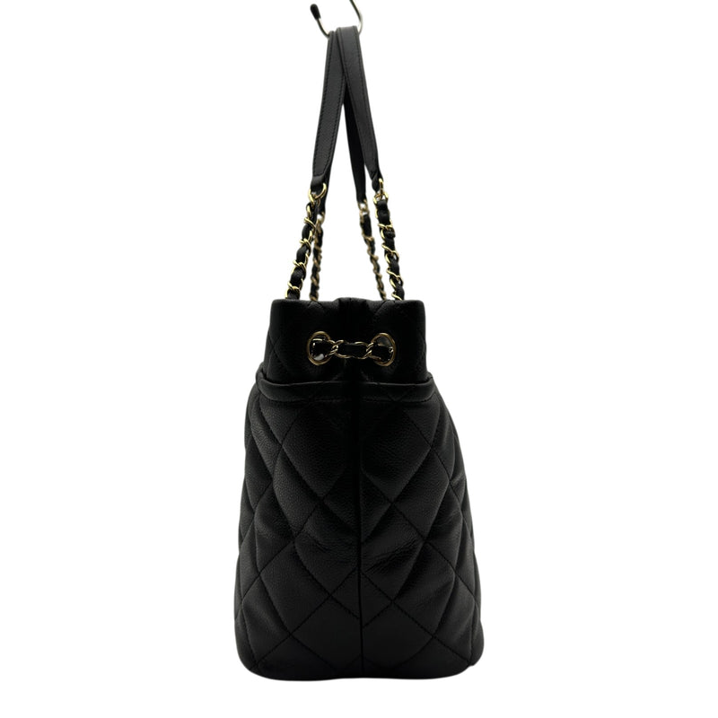 シャネル CHANEL ココマーク チェーントートバッグ A67292 17番台