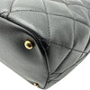 シャネル CHANEL ココマーク チェーントートバッグ A67292 17番台 ブラック ゴールド金具 キャビアスキン レディース トートバッグ