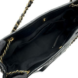 シャネル CHANEL ココマーク チェーントートバッグ A67292 17番台 ブラック ゴールド金具 キャビアスキン レディース トートバッグ