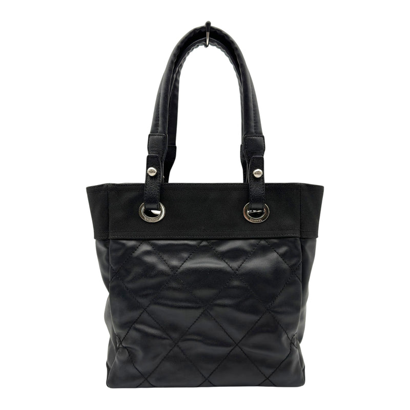 シャネル CHANEL パリビアリッツトートPM A34208 17番台 ブラック