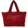 シャネル CHANEL コココクーントートGM A47107 13番台 レッド ナイロン レディース トートバッグ