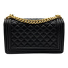 シャネル CHANEL ボーイシャネル25 A67086 23番台 ブラック ゴールド金具 ラムスキン レディース ショルダーバッグ