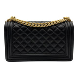 シャネル CHANEL ボーイシャネル25 A67086 23番台 ブラック ゴールド金具 ラムスキン レディース ショルダーバッグ