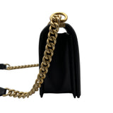 シャネル CHANEL ボーイシャネル25 A67086 23番台 ブラック ゴールド金具 ラムスキン レディース ショルダーバッグ