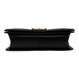 シャネル CHANEL ボーイシャネル25 A67086 23番台 ブラック ゴールド金具 ラムスキン レディース ショルダーバッグ