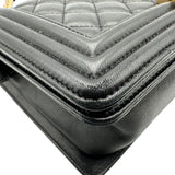 シャネル CHANEL ボーイシャネル25 A67086 23番台 ブラック ゴールド金具 ラムスキン レディース ショルダーバッグ