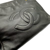 シャネル CHANEL ココマーク チェーントートバッグ 3番台 ブラック ゴールド金具 ラムスキン レディース ショルダーバッグ