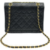 シャネル CHANEL マトラッセ ダブルフラップバッグ ブラック ゴールド金具 ラムスキン レディース ショルダーバッグ
