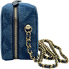 シャネル CHANEL デニム カメラバッグ AP2463 ブルー ゴールド金具 レディース ショルダーバッグ