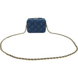 シャネル CHANEL デニム カメラバッグ AP2463 ブルー ゴールド金具 レディース ショルダーバッグ
