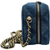 シャネル CHANEL デニム カメラバッグ AP2463 ブルー ゴールド金具 レディース ショルダーバッグ