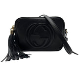 グッチ GUCCI ソーホースモールディスコバッグ 308364 ブラック レザー レディース ショルダーバッグ