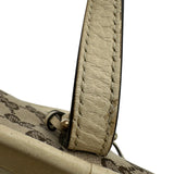 グッチ GUCCI GGキャンバス ハンドバッグ 449241 アイボリー GGキャンバス/レザー レディース ハンドバッグ