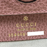 グッチ GUCCI スゥイング トートバッグ 354408 ブラウン/ピンク レザー レディース トートバッグ