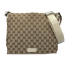 グッチ GUCCI メッセンジャーバッグ 146236 アイボリー GGキャンバス/レザー メンズ ショルダーバッグ