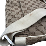 グッチ GUCCI メッセンジャーバッグ 146236 アイボリー GGキャンバス/レザー メンズ ショルダーバッグ