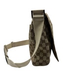 グッチ GUCCI メッセンジャーバッグ 146236 アイボリー GGキャンバス/レザー メンズ ショルダーバッグ