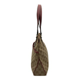 グッチ GUCCI GGキャンバス トートバッグ 163288 ピンク/ベージュ GGキャンバス/レザー レディース トートバッグ