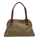 グッチ GUCCI GGキャンバス トートバッグ 163288 ピンク/ベージュ GGキャンバス/レザー レディース トートバッグ