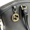 グッチ GUCCI インターロッキングG ハンドバッグ 449651 ブラック レザー レディース ハンドバッグ
