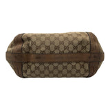 グッチ GUCCI GGキャンバス ランニングホーボーバッグ 247185 ブラウン GGキャンバス/レザー レディース ショルダーバッグ