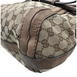 グッチ GUCCI GGキャンバス ランニングホーボーバッグ 247185 ブラウン GGキャンバス/レザー レディース ショルダーバッグ