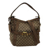 グッチ GUCCI GGキャンバス ランニングホーボーバッグ 247185 ブラウン GGキャンバス/レザー レディース ショルダーバッグ