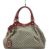 グッチ GUCCI スーキー ディアマンテ トートバッグ 211944 レッド キャンバス レディース