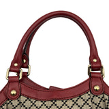 グッチ GUCCI スーキー ディアマンテ トートバッグ 211944 レッド キャンバス レディース