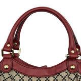 グッチ GUCCI スーキー ディアマンテ トートバッグ 211944 レッド キャンバス レディース