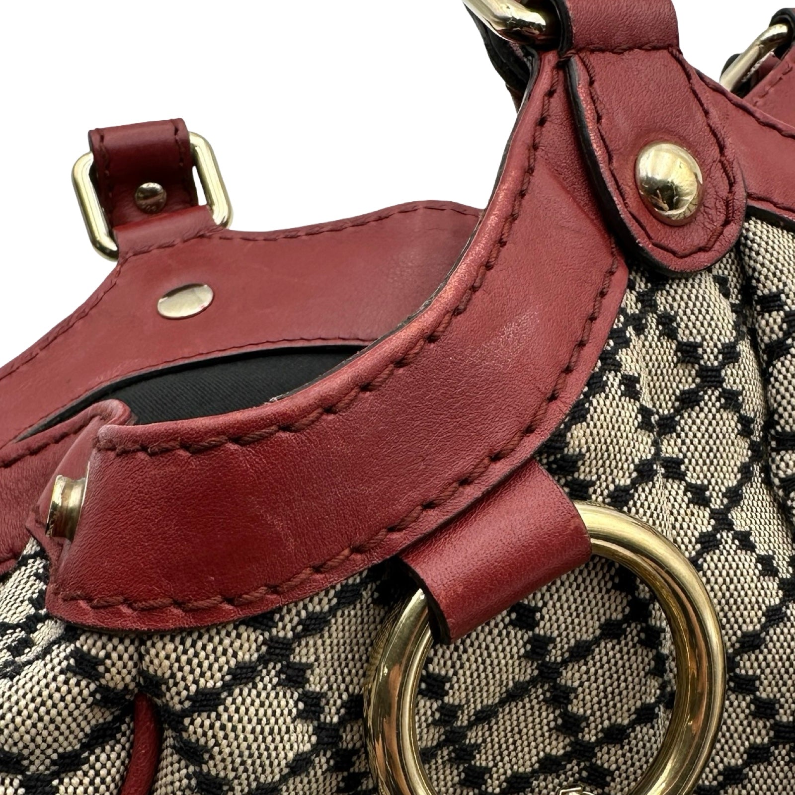 グッチ GUCCI スーキー ディアマンテ トートバッグ 211944 レッド