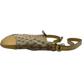 グッチ GUCCI GGキャンバス ラブリーハートショルダーバッグ 257072 ブロンズ レディース